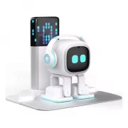 Умный робот EMO Go Home AI Desktop Pet Robot + беспроводная станция GO HOME Белый